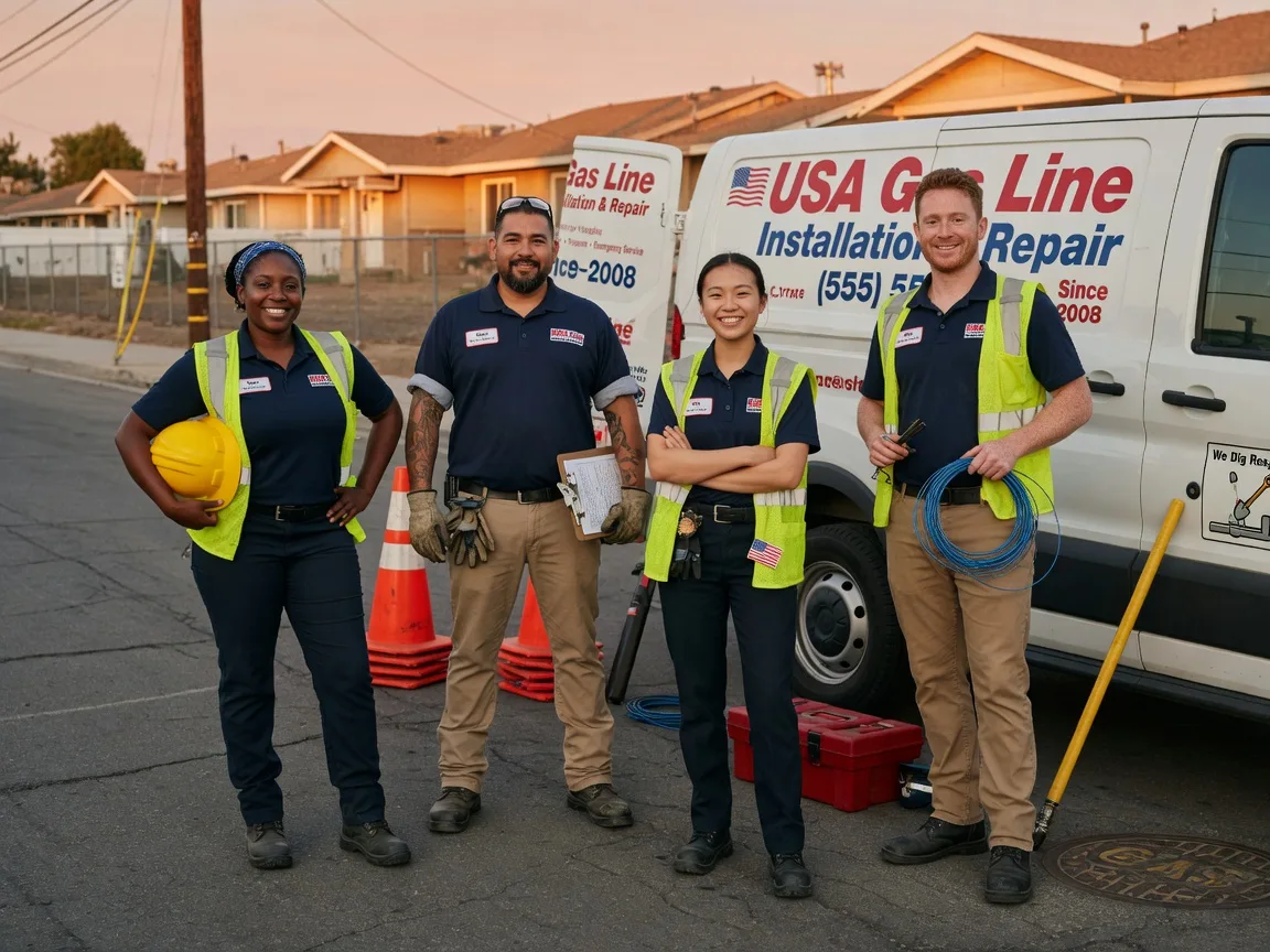 Gas Line Installation company in Bogota, TN